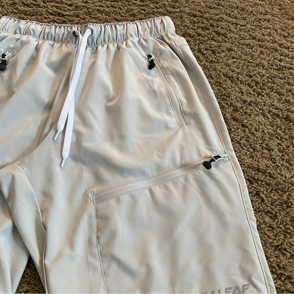 BALEAF Pants Gray Cinch with Pockets XS Travel Hike Lounge Workout - Picture 3 of 12